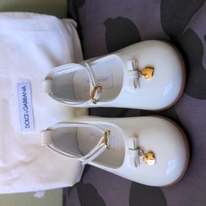 Dolce & Gabbana White Toddler Dress Shoes sz. 22 (5)